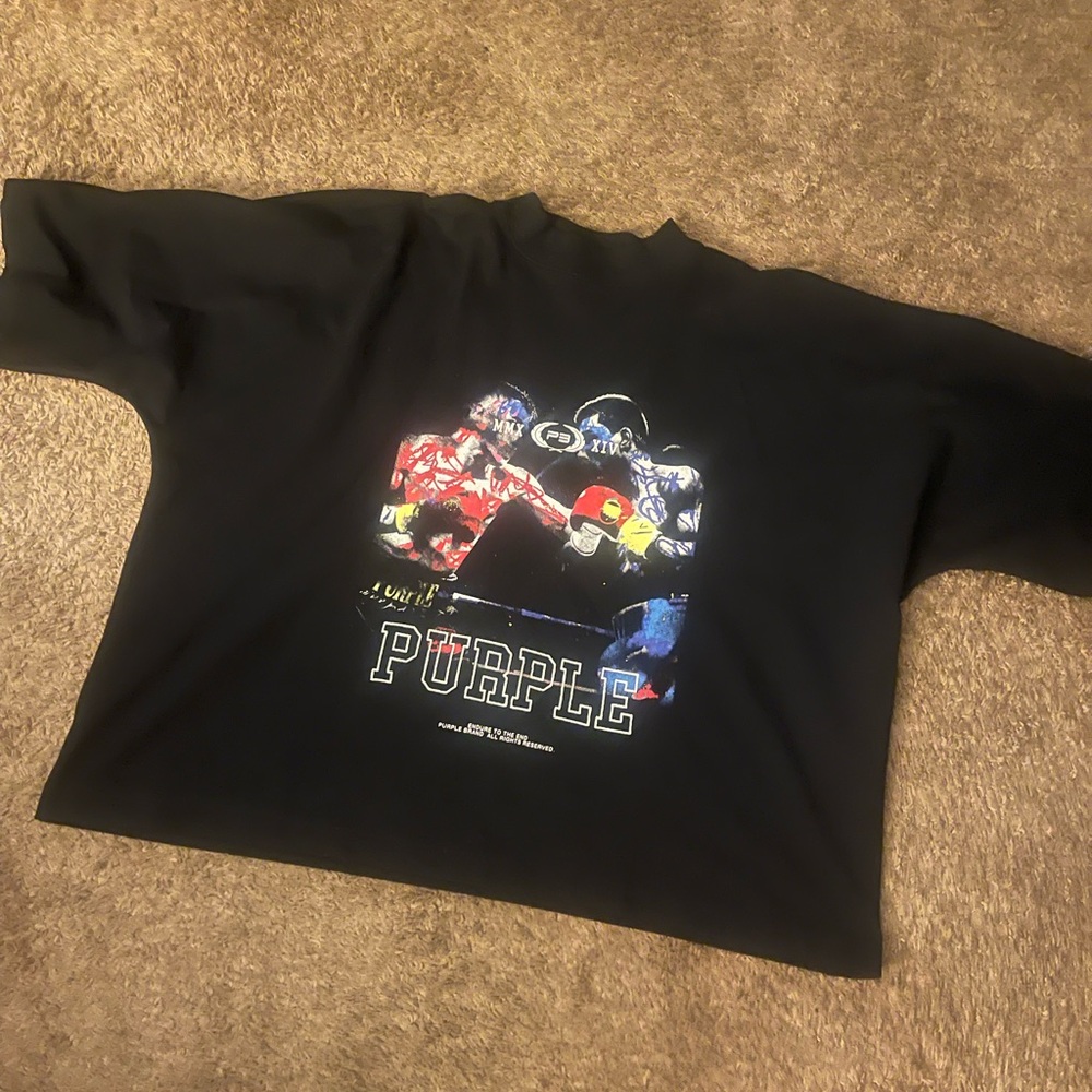 Purple Brand “Fight Night” Graphic Tee